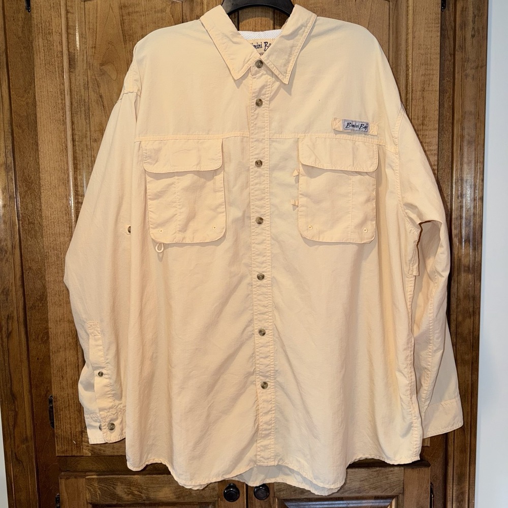 Bimini Bay Outfitters Shirt Mens 3XL Fishing Shrt Sleeve Vented Performance